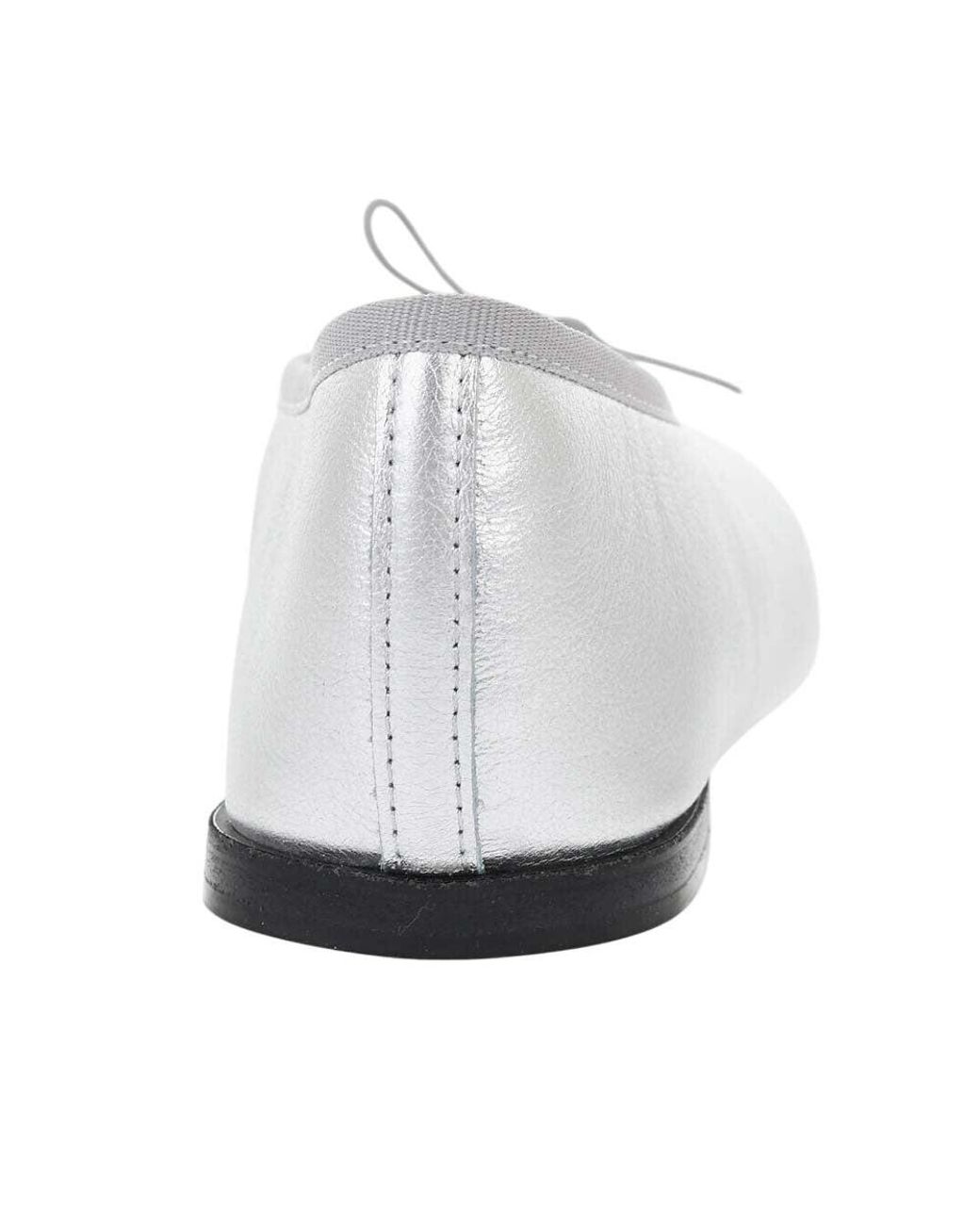 Repetto White Leather Ballet Flats