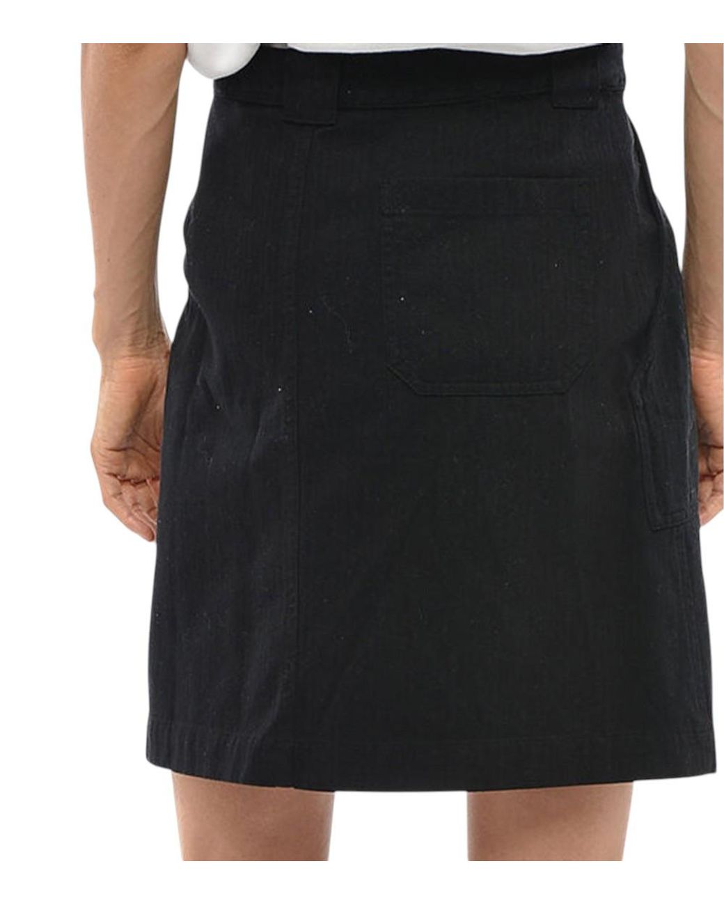 A.P.C. White Solid Above Knee Skirt
