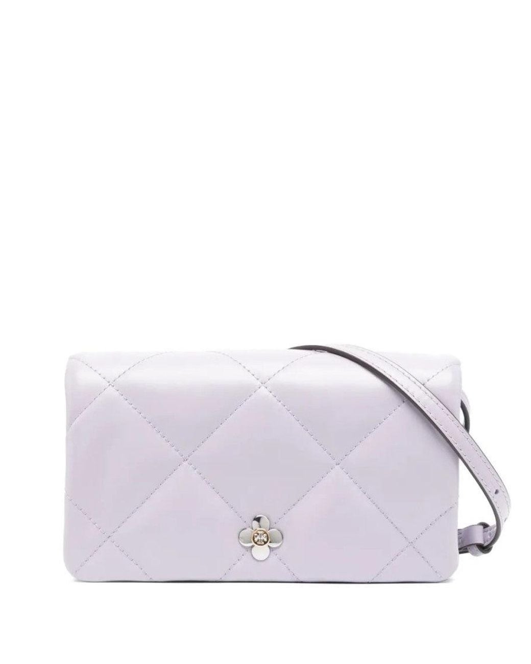Tory Burch Purple Light Kira Mini Crossbody Bag