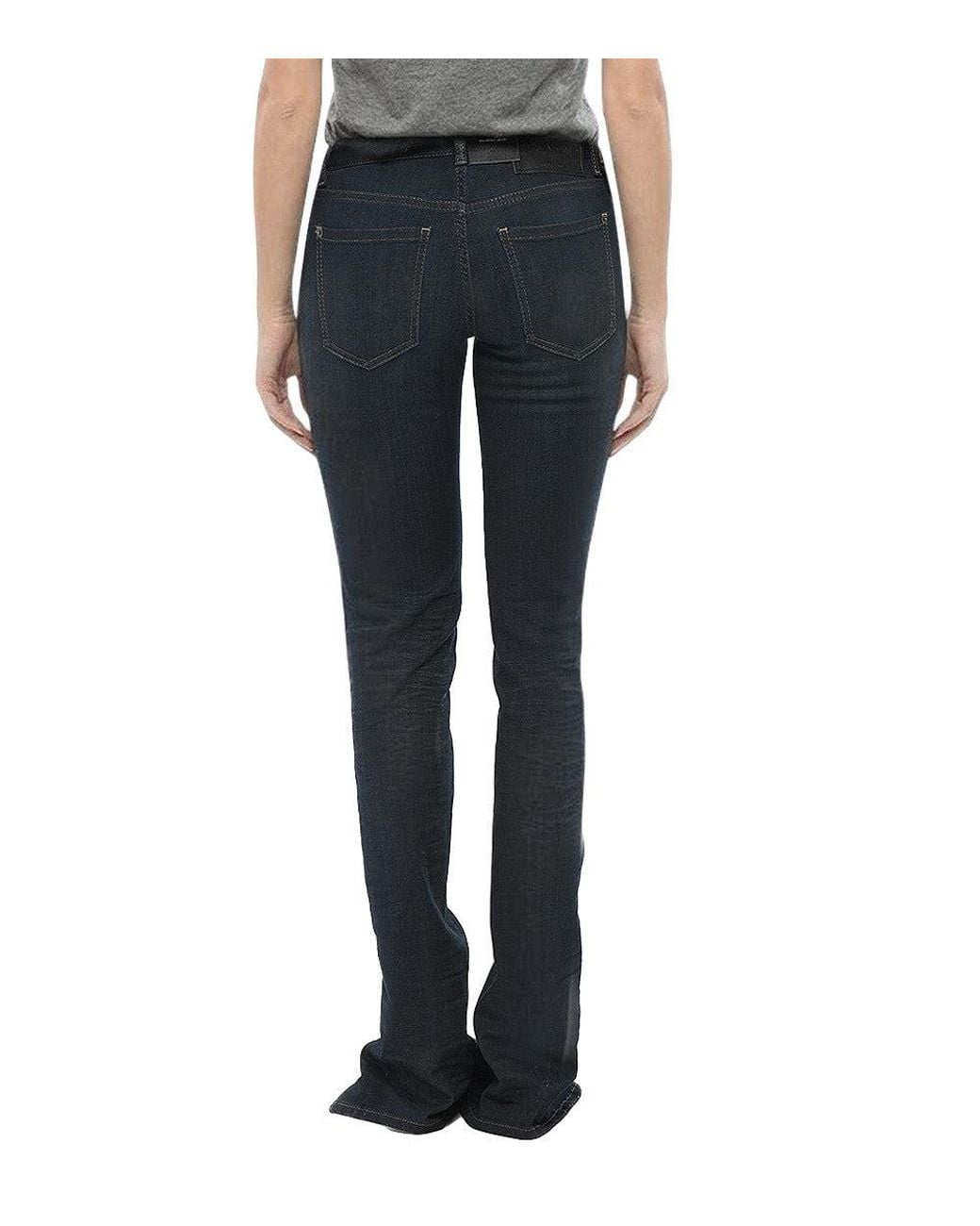 DSquared² Blue Slim Mid Rise Jeans