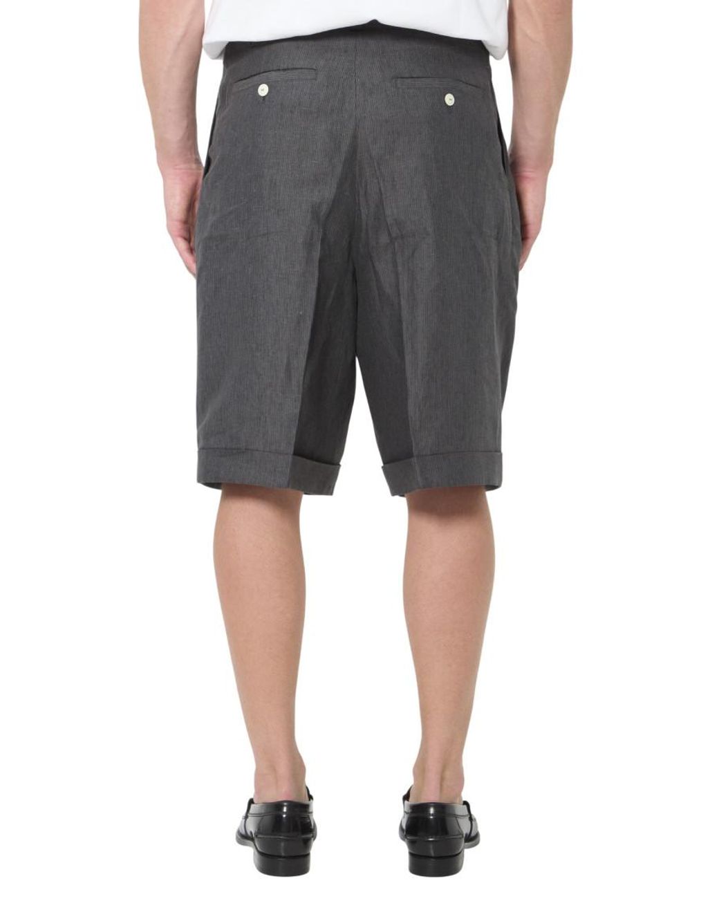 Jacquemus Gray Relaxed Solid Shorts for men