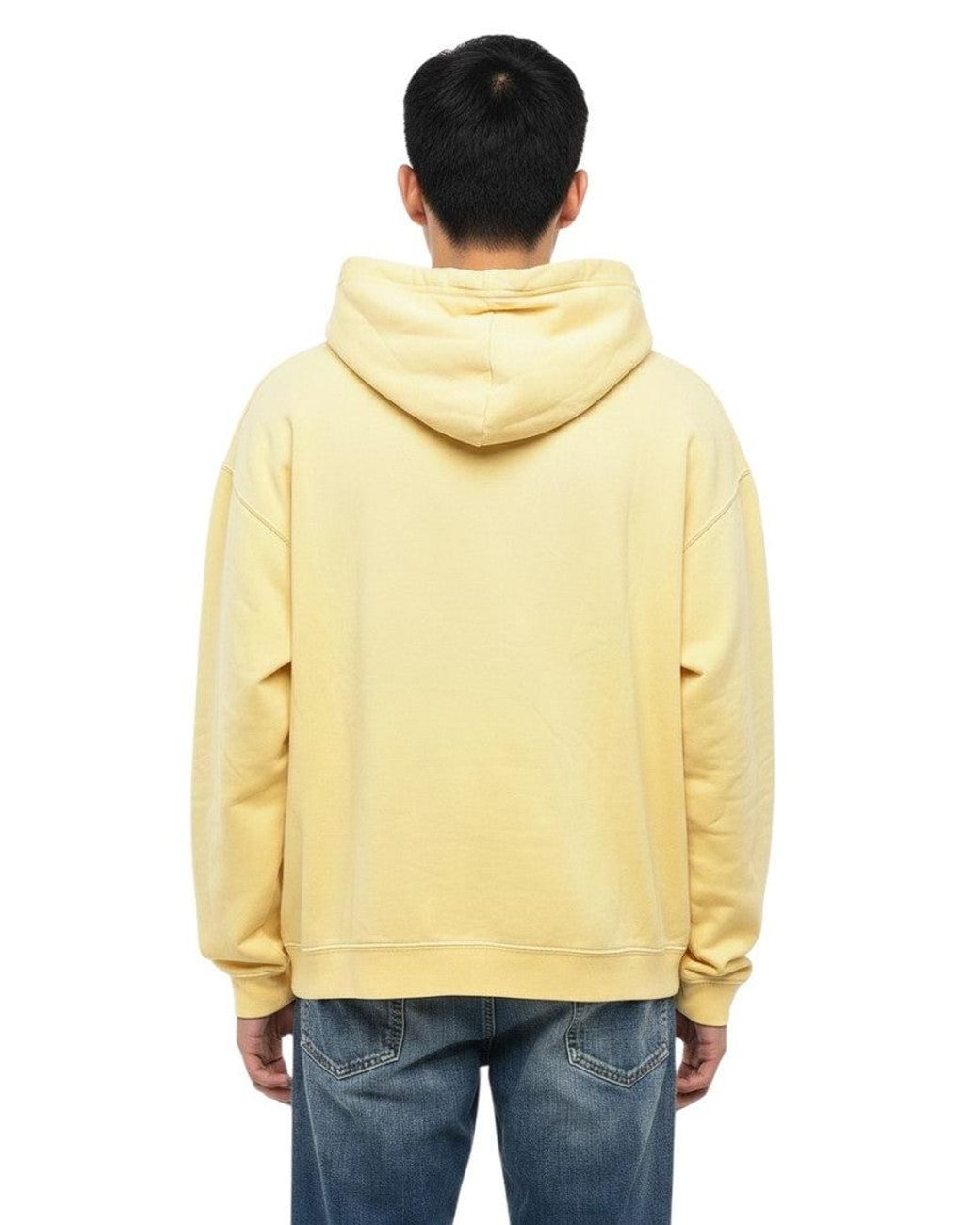 DSquared² Yellow Relaxed Logo Hoodie for men
