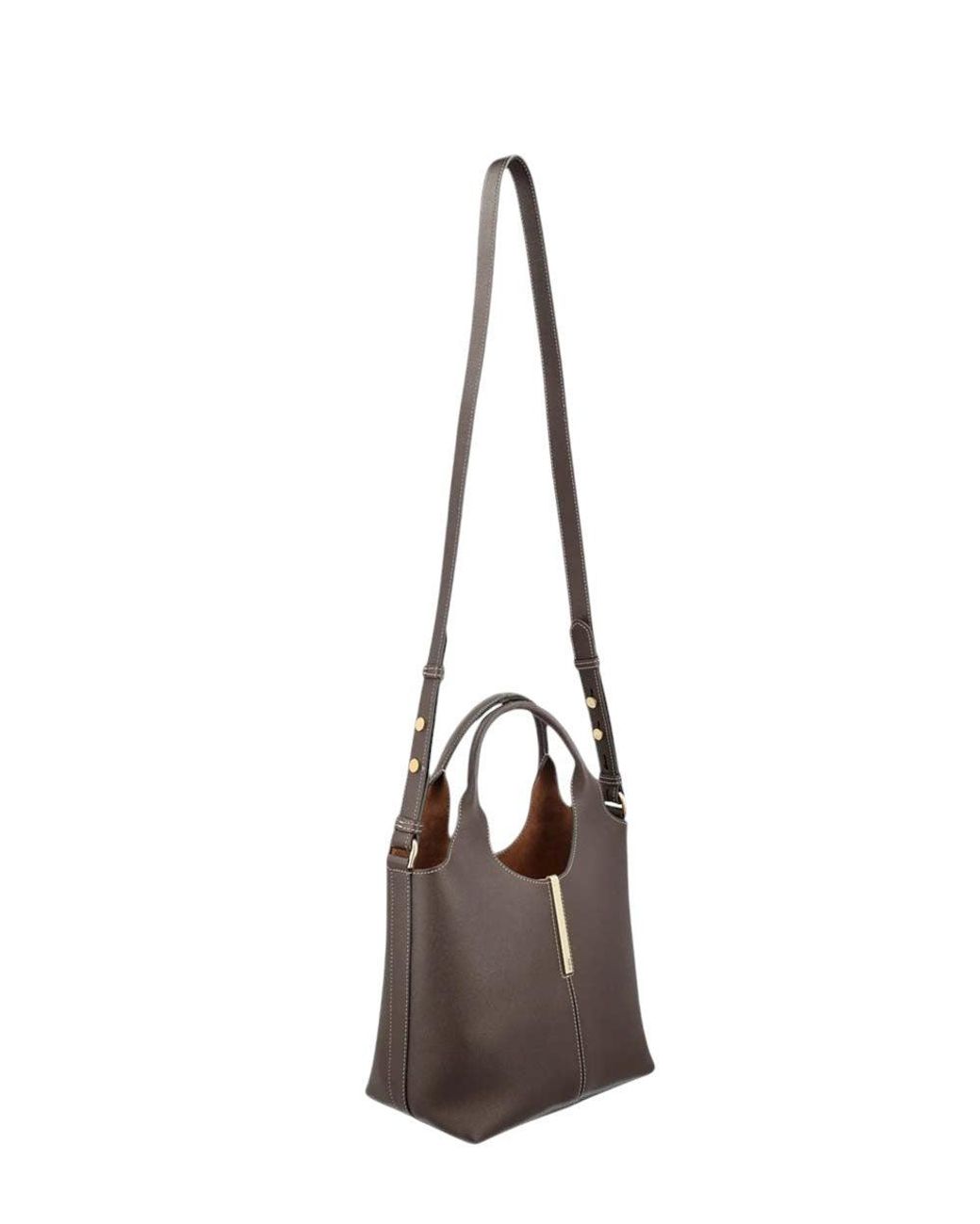 Tod's Brown Dark Leather Mini Tote