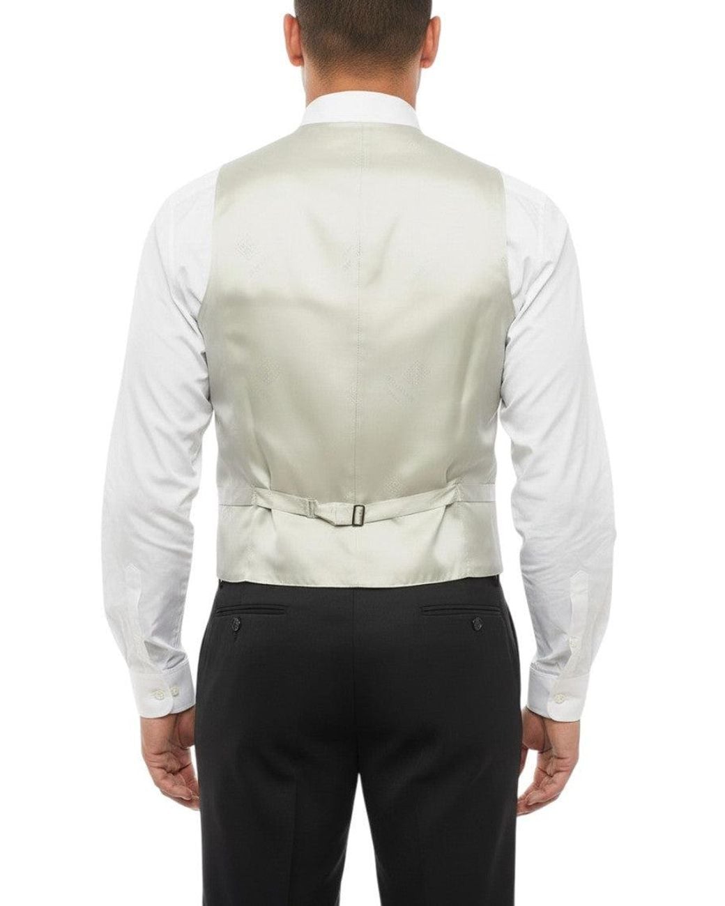 Corneliani White Light Solid Waistcoat for men