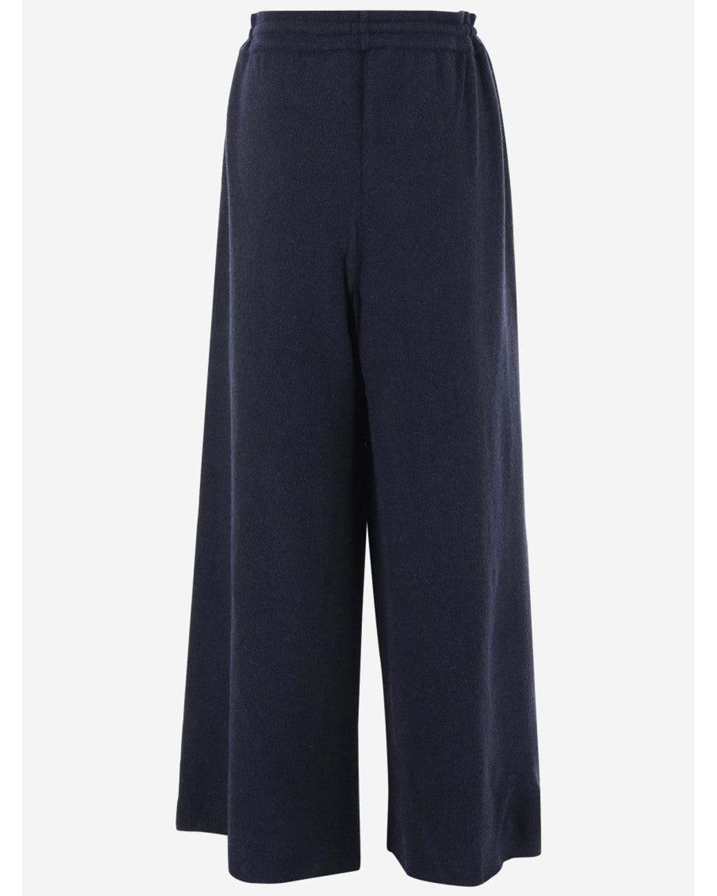 Jil Sander Blue Loose Pant