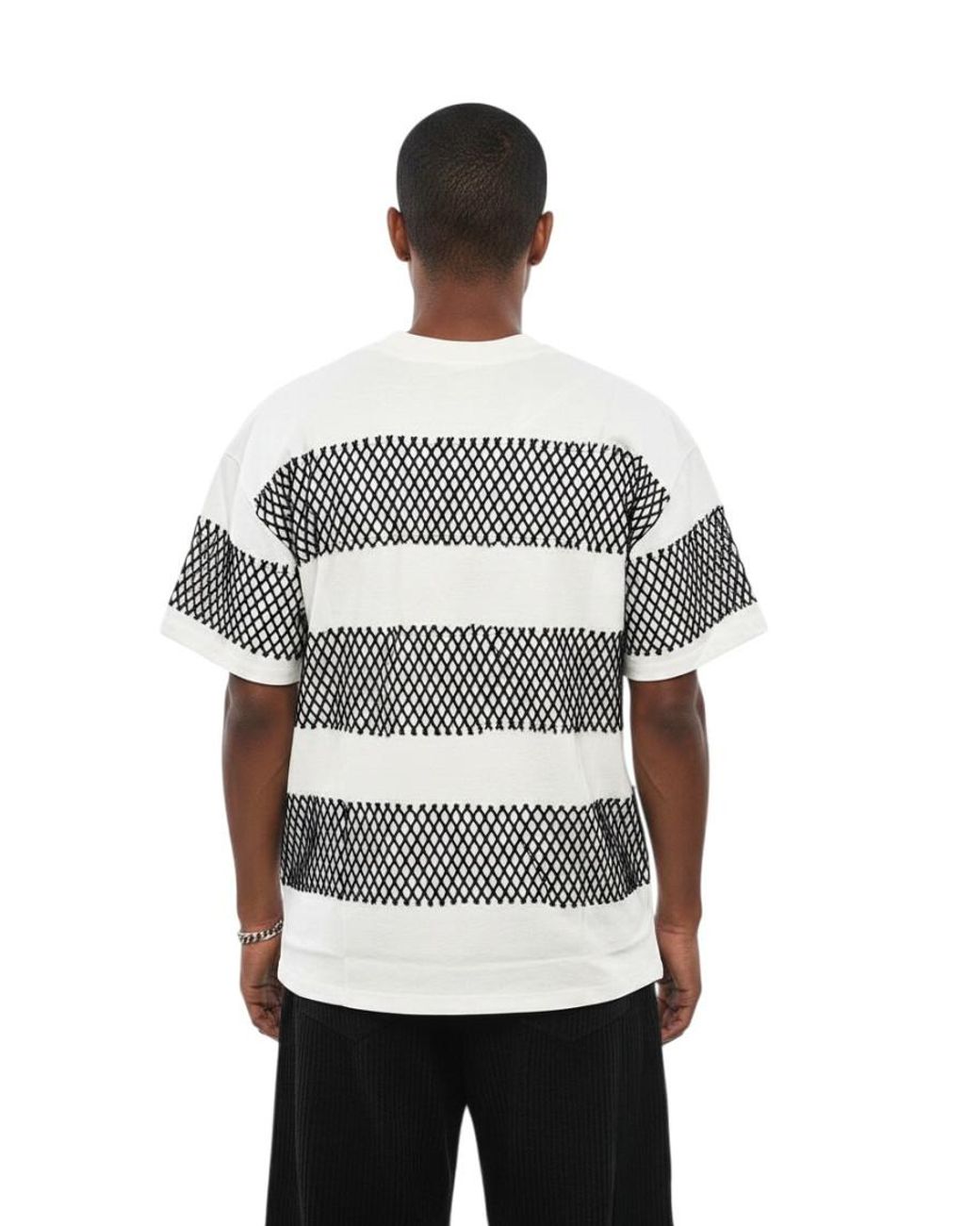 MSGM Gray Crew Neck T-Shirt for men