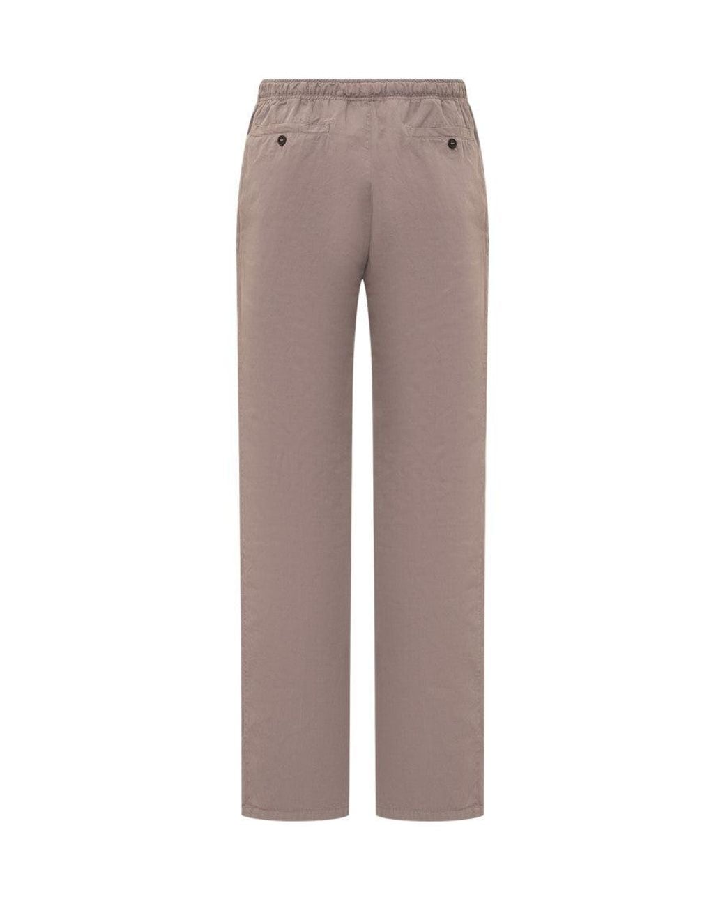 Palm Angels Brown Light Straight Drawstring Pants for men