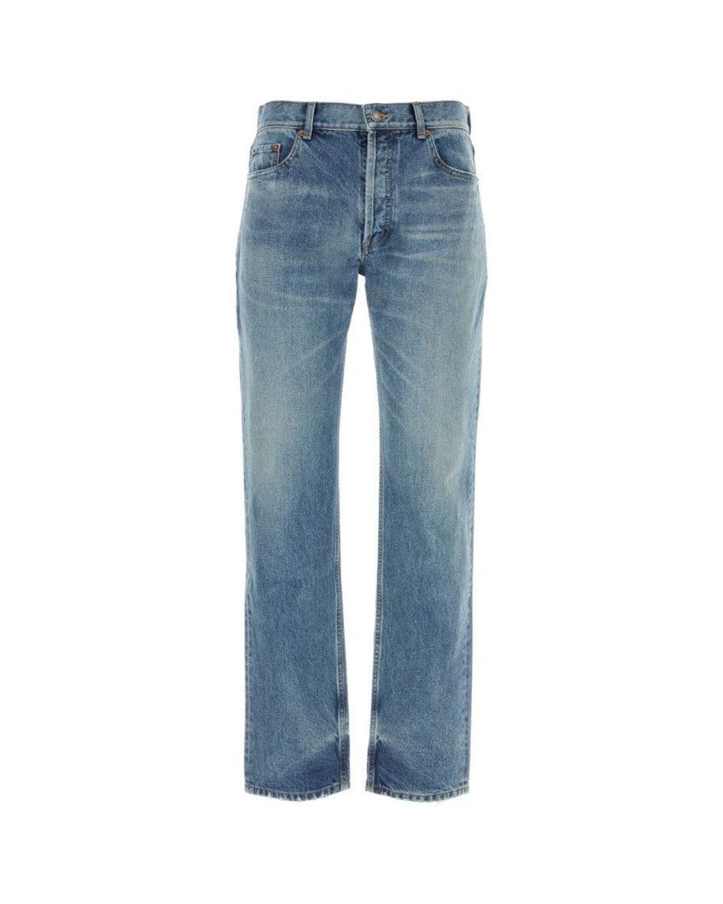 Saint Laurent Blue Denim Jeans for men