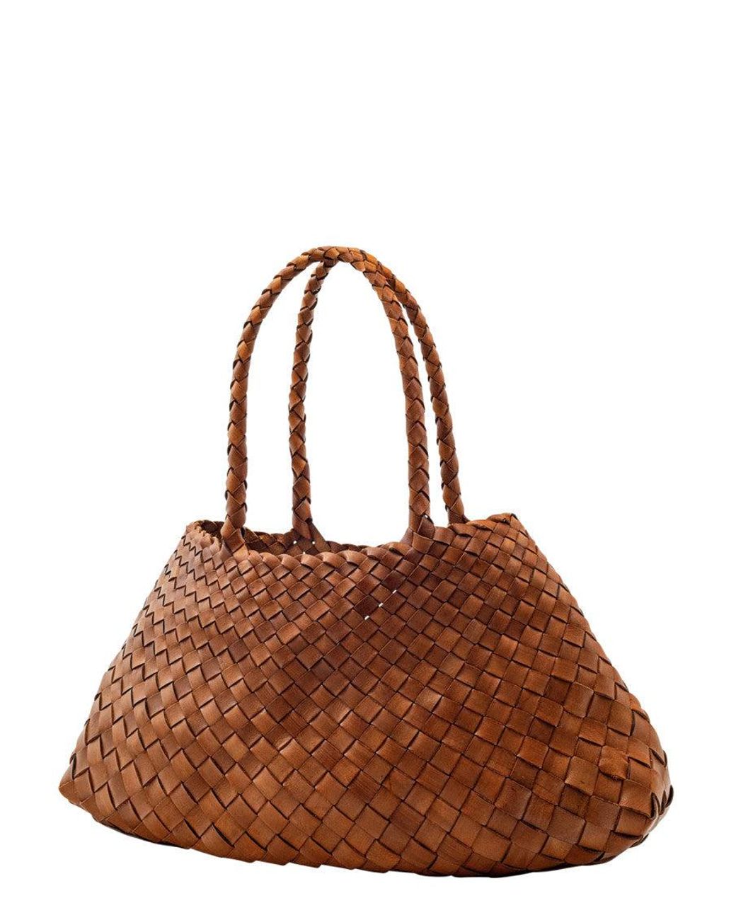 Dragon Diffusion Brown Santa Shoulder Bag