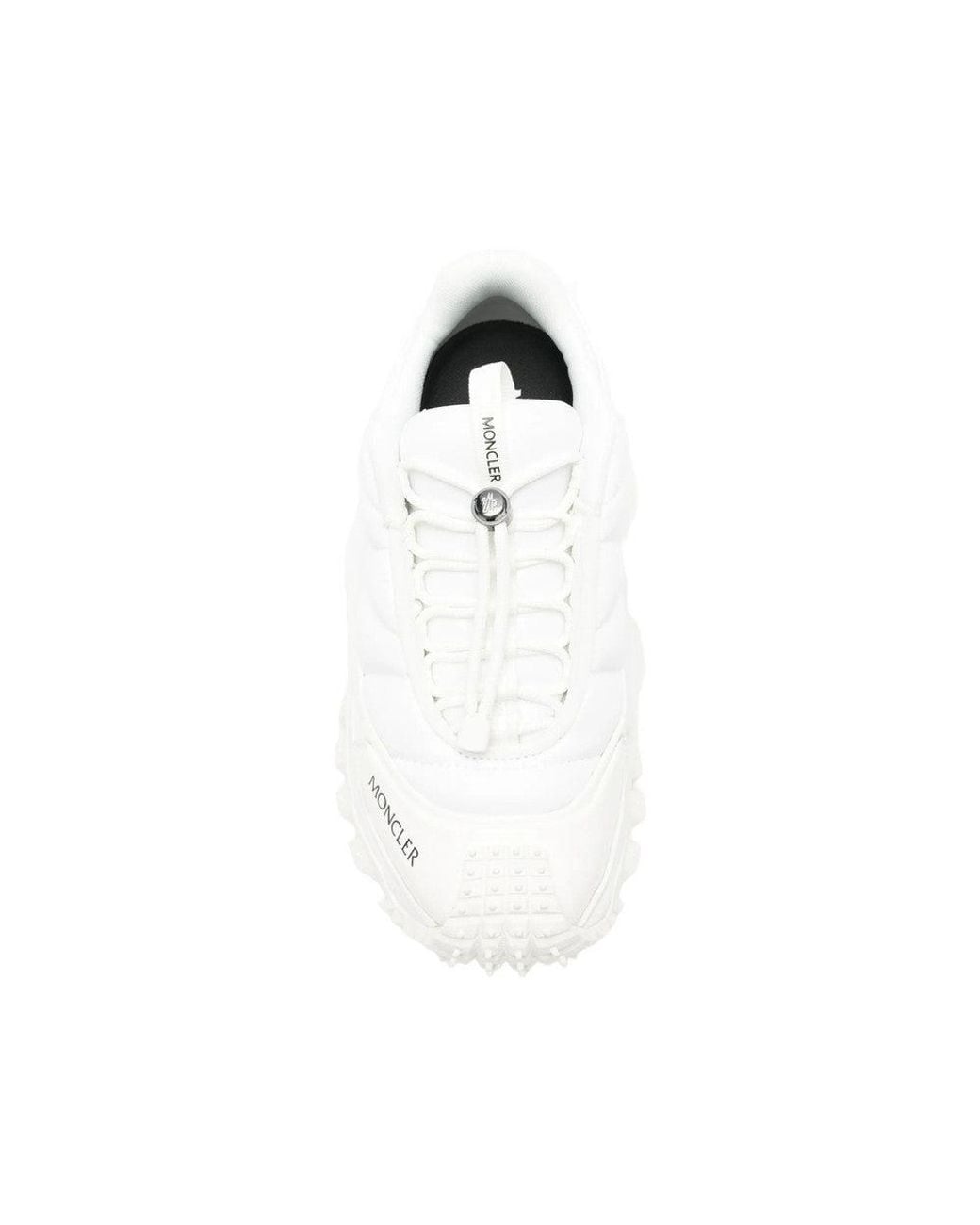 Moncler White Quilted Sneakers
