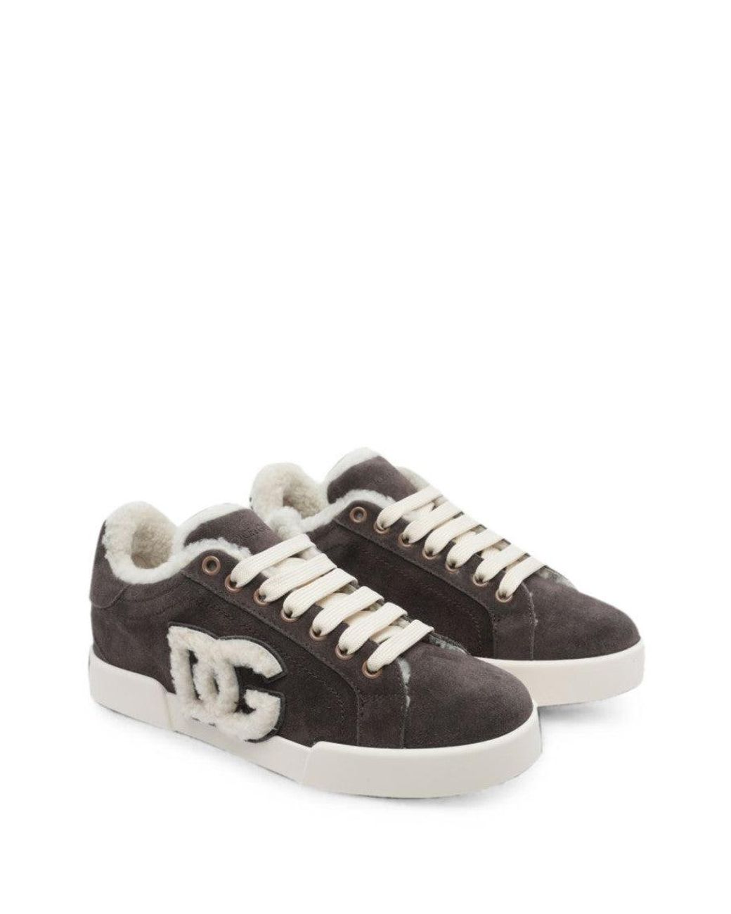 Dolce & Gabbana White Logo Sneakers