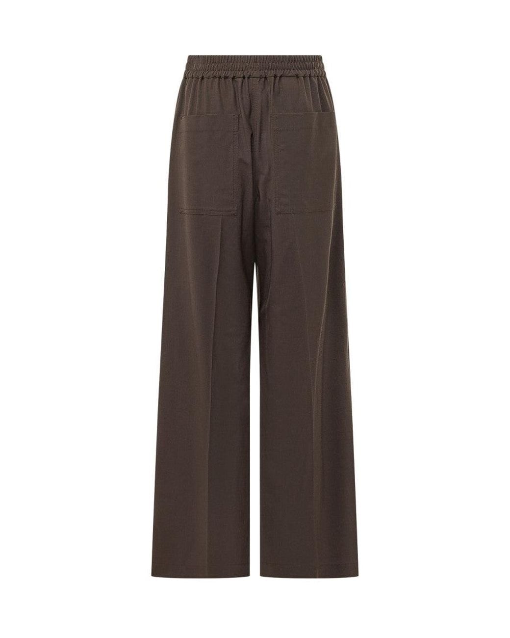 Brunello Cucinelli Brown Paint-Nts Tapered Trousers For Fall/Winter 2026