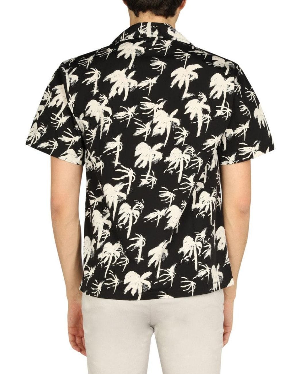 Department 5 Black Regular Printed Shirt for men