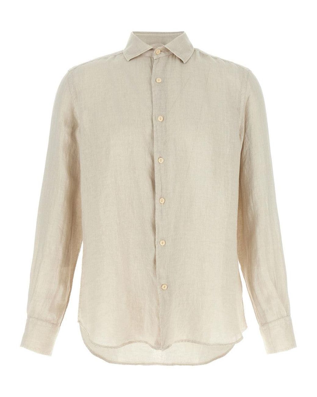 Mc2 Saint Barth White Solid Shirt for men