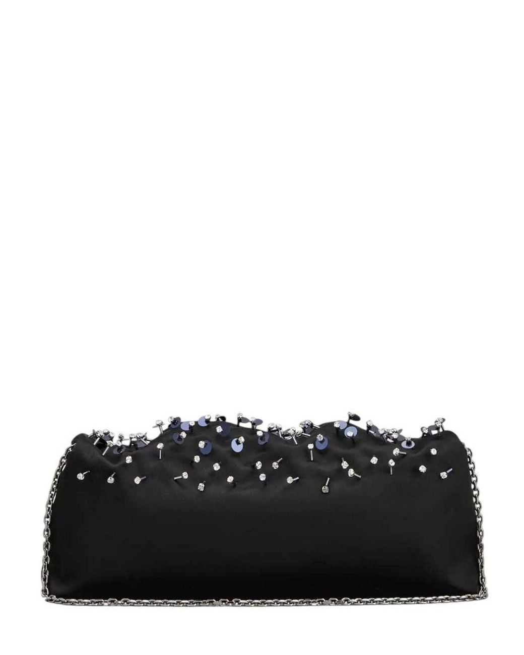 Roger Vivier Black Efflorescence Clutch