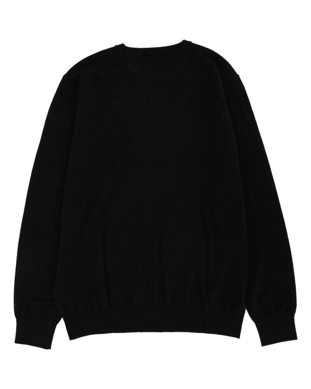 Mc2 Saint Barth Black Crew Neck Sweater for men