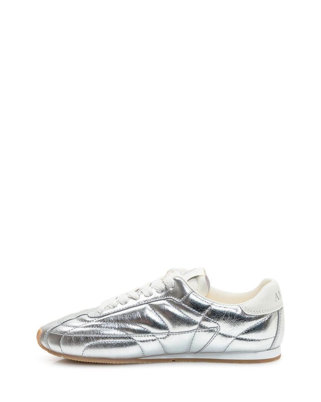 Amiri White Paintcific Slim Football Sneakers