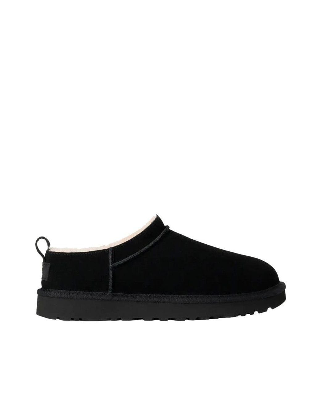 Ugg Black Solid Classic Boot for men