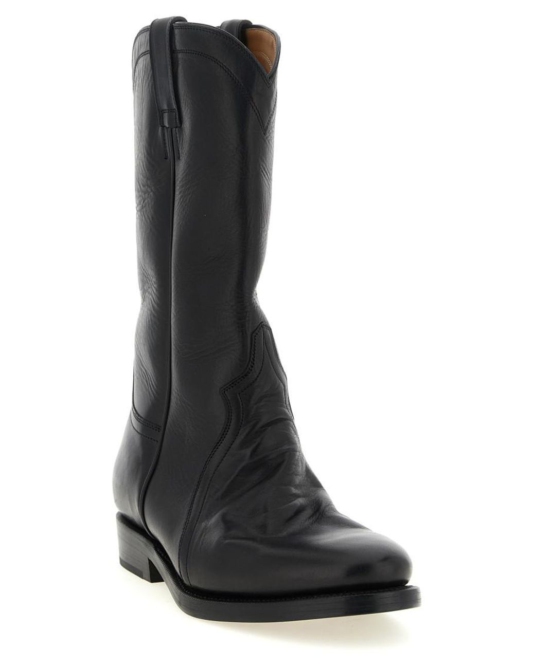 Jil Sander Black Bruce Boots for men