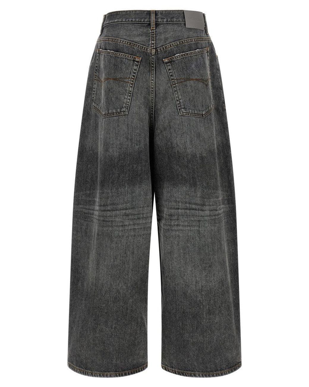 Balenciaga Gray 'Low Crotch Baggy' Jeans
