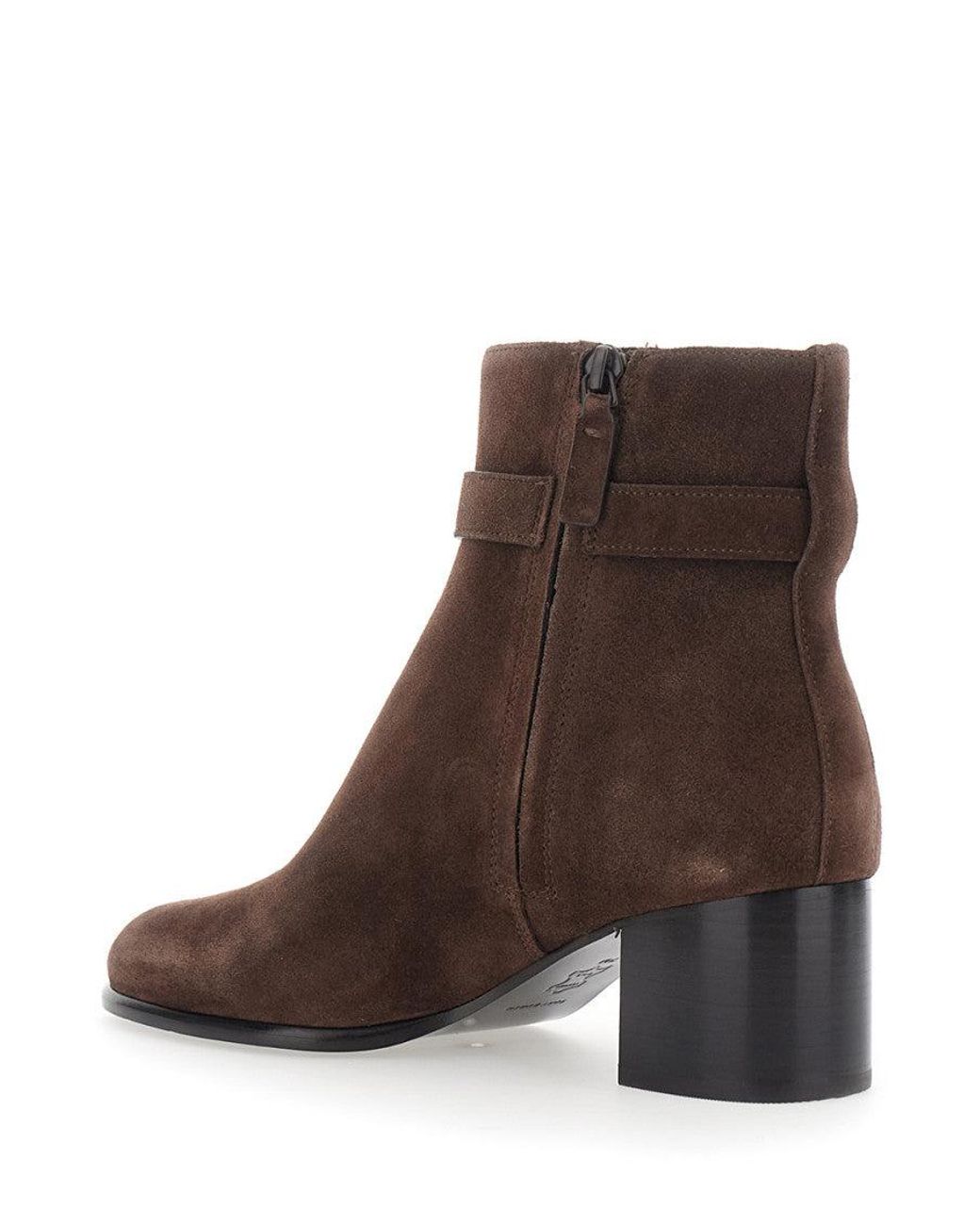 Tory Burch Brown Ankle Boots