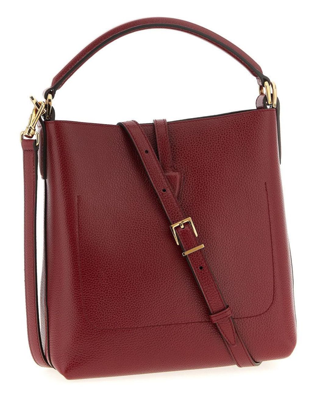 Tod's Red T Timeless Mini Bucket Bag