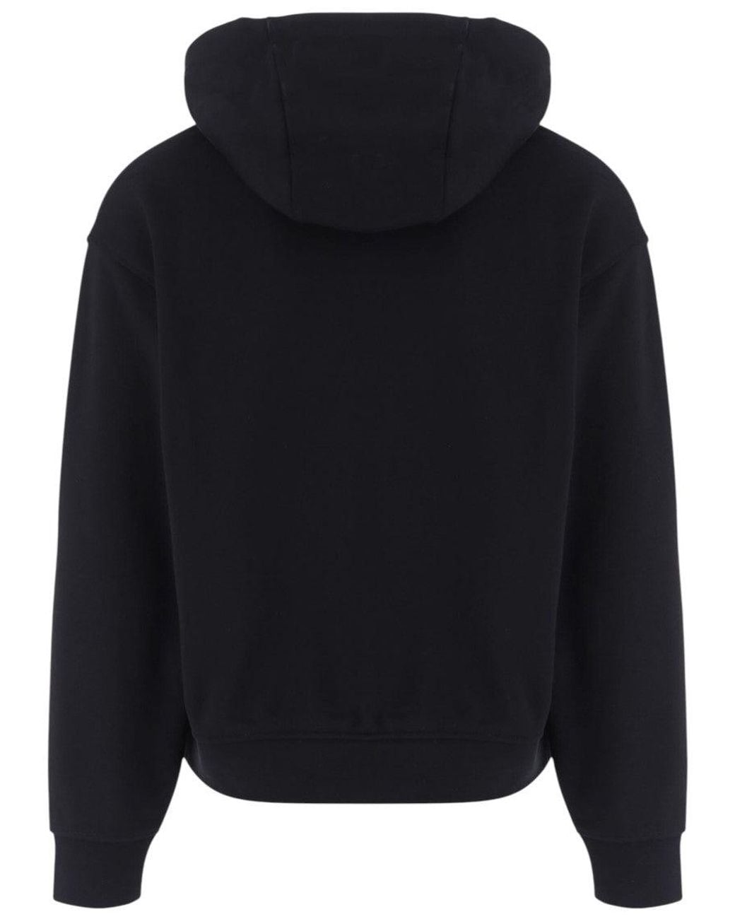 Emporio Armani Blue Logo Regular Hoodie for men