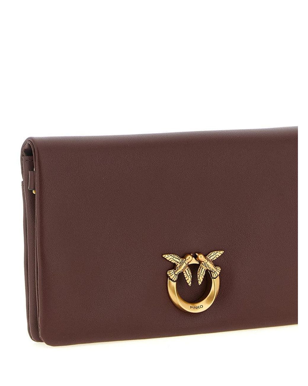 Pinko Purple Love Click Mini Crossbody Bag