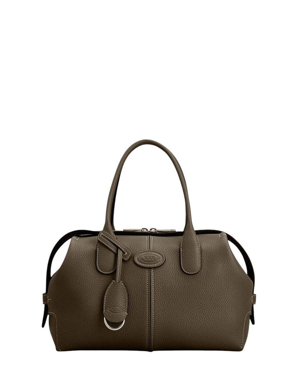 Tod's Brown Dark Di Small Duffle Bag