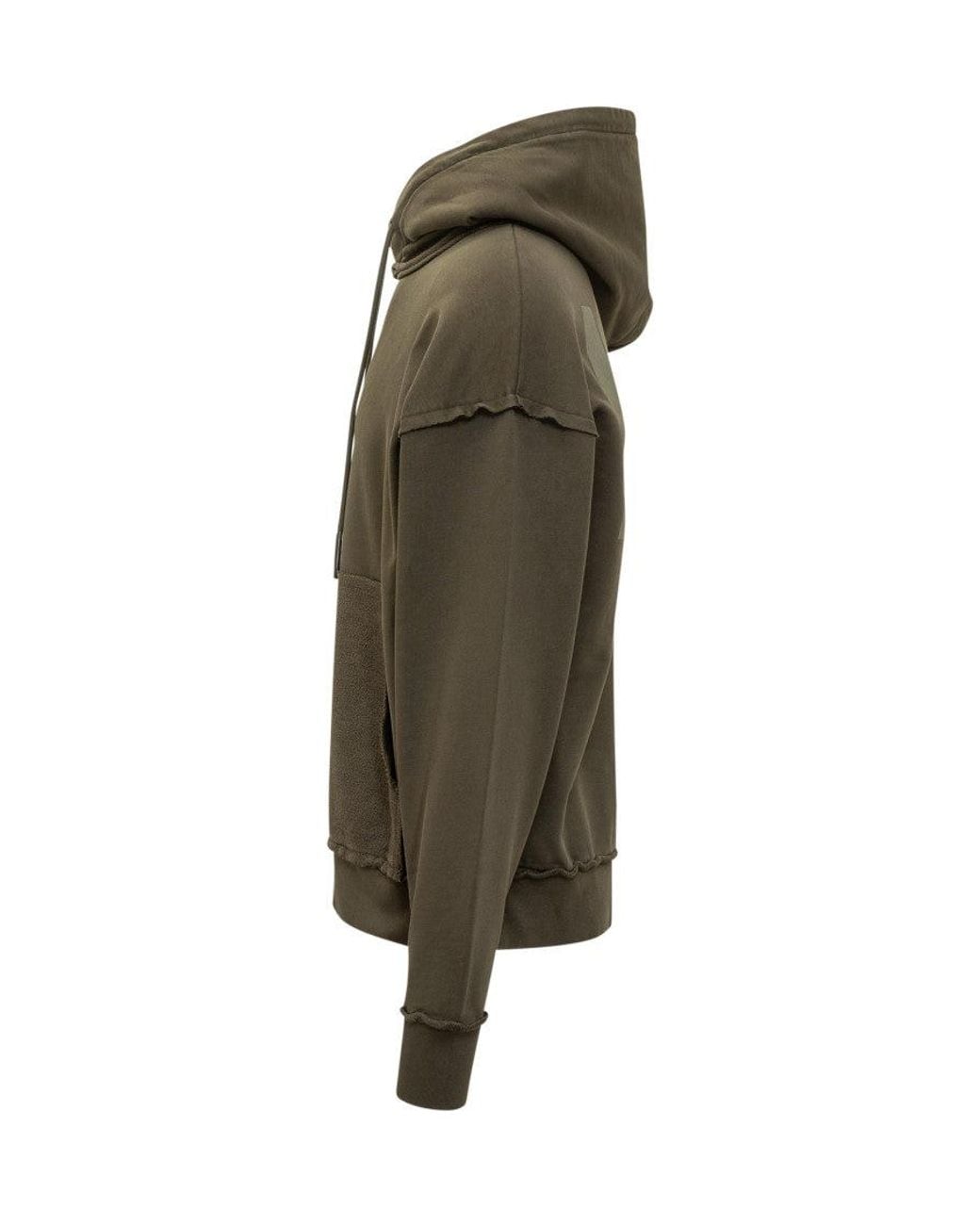 44 Label Group Green Dark Hood Sweatshirt for men