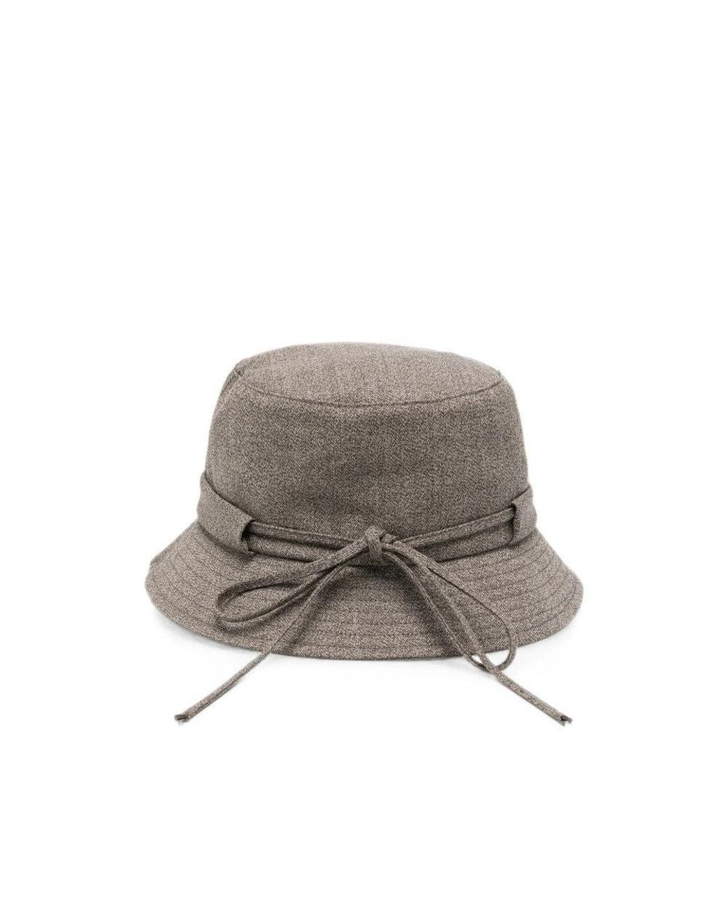 Jacquemus Gray Solid Bucket Hat