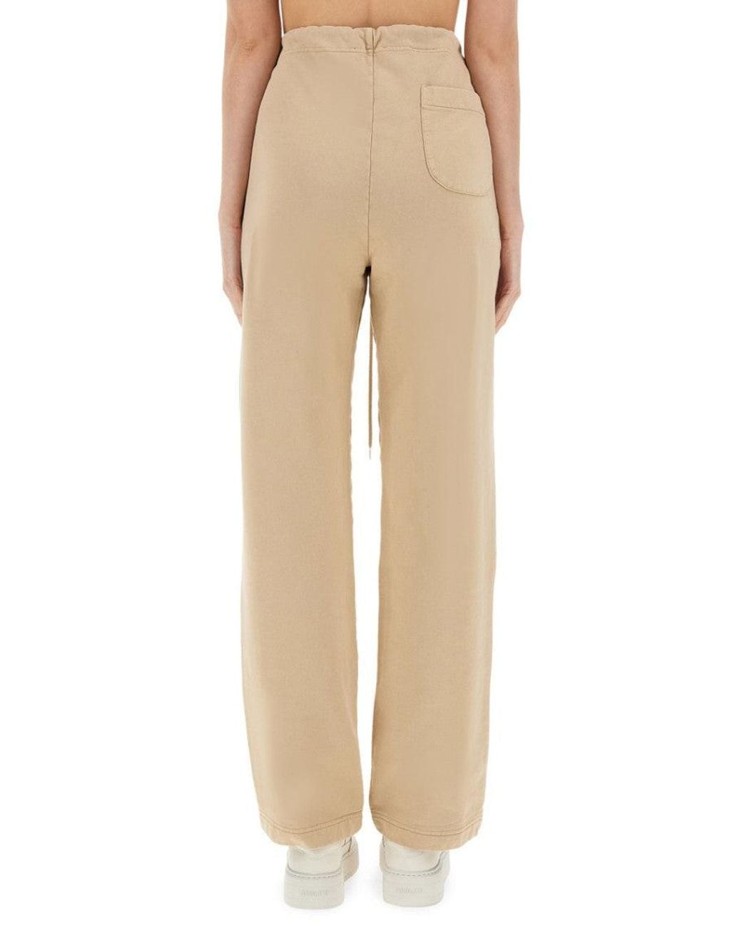 Moschino Natural Relaxed Drawstring Pants
