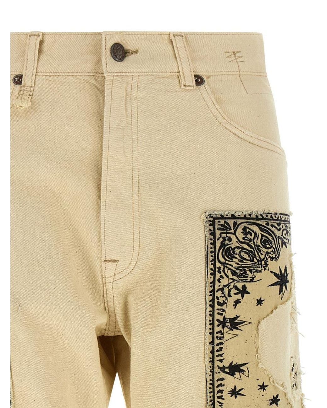 R13 Natural Straight Regular Jeans
