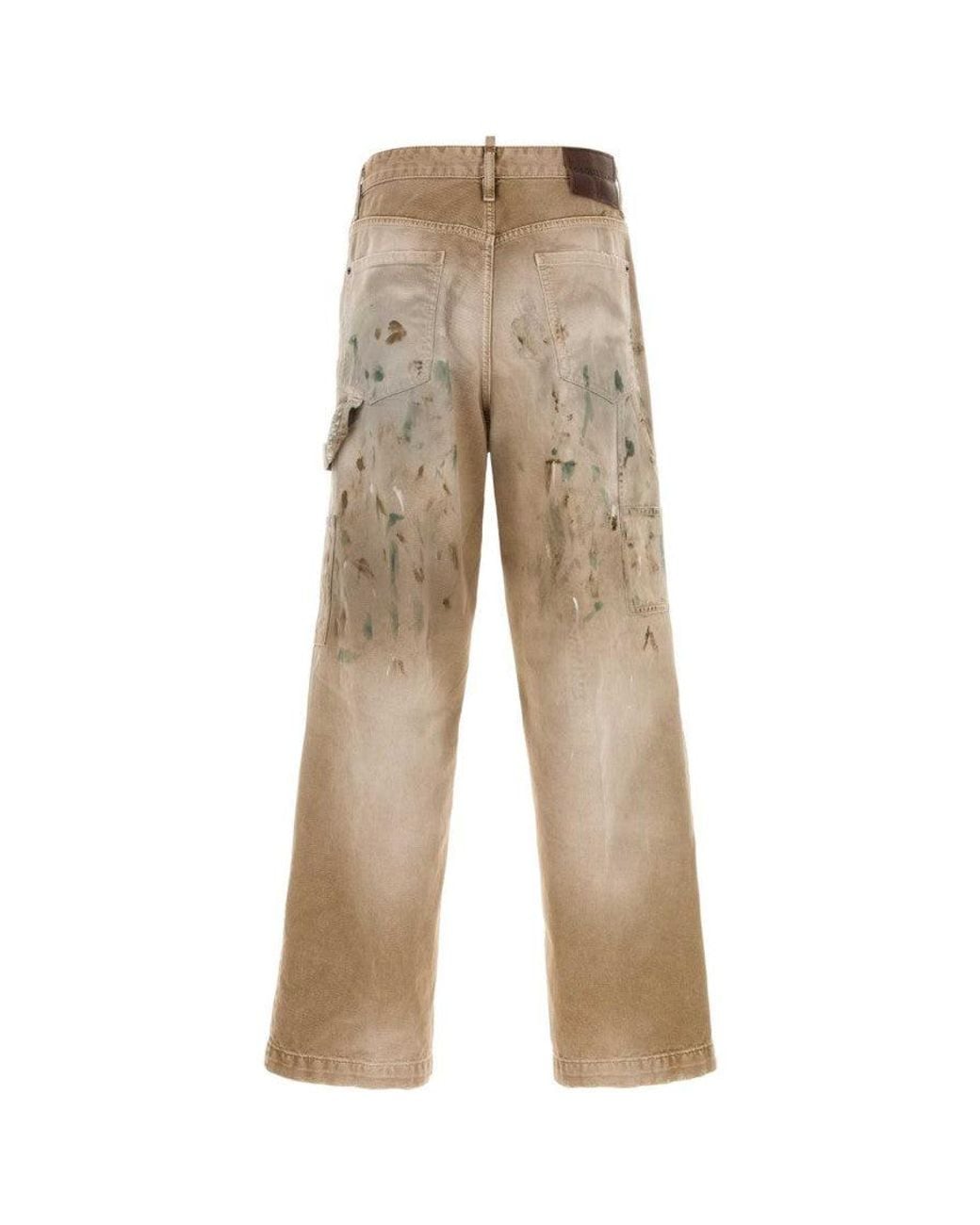 DSquared² Natural Light Loose Jeans for men