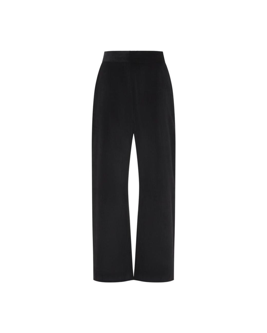 Studio Nicholson Black Relaxed Flat Front Pants