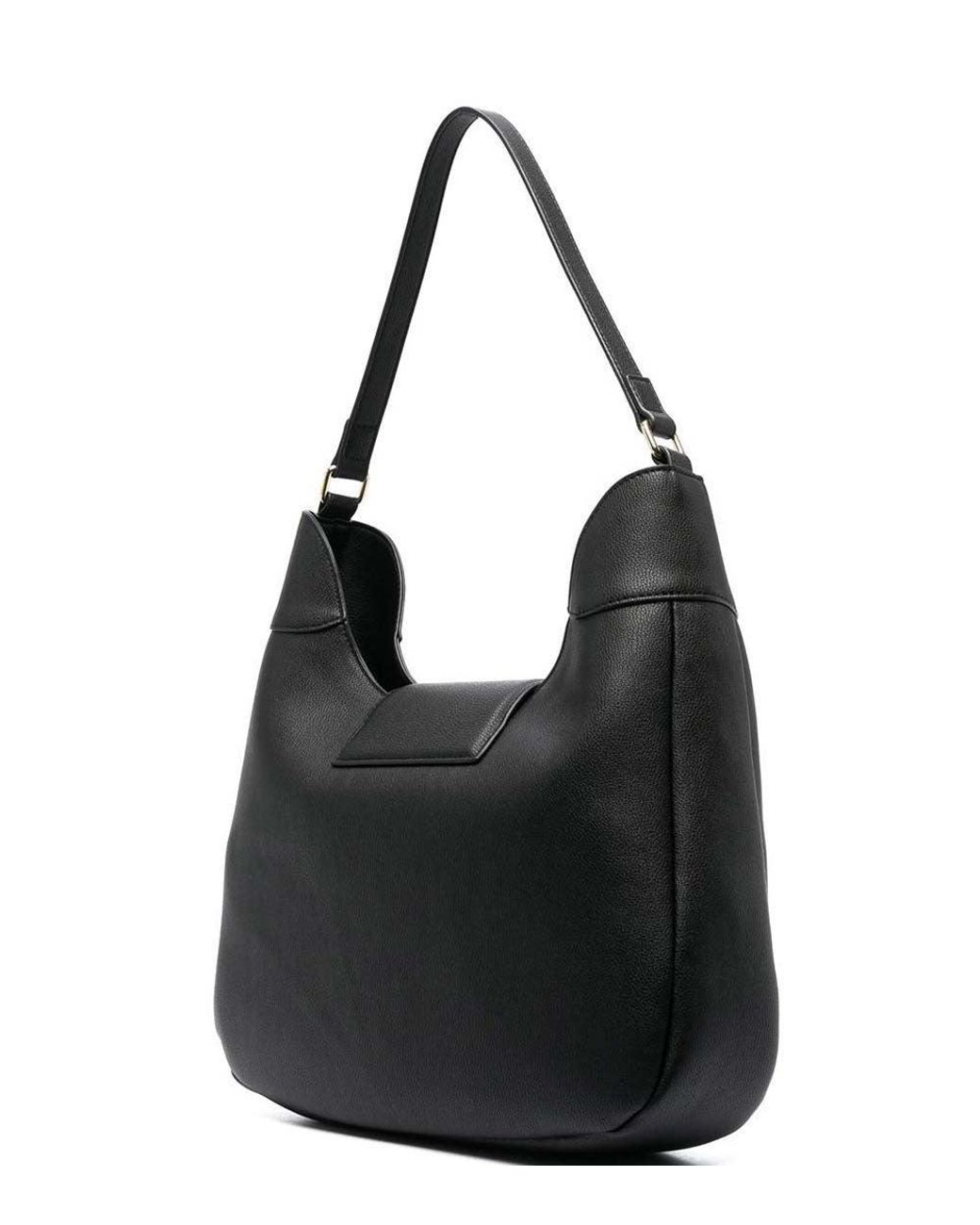 Love Moschino Black Heart Clamp Medium Hobo