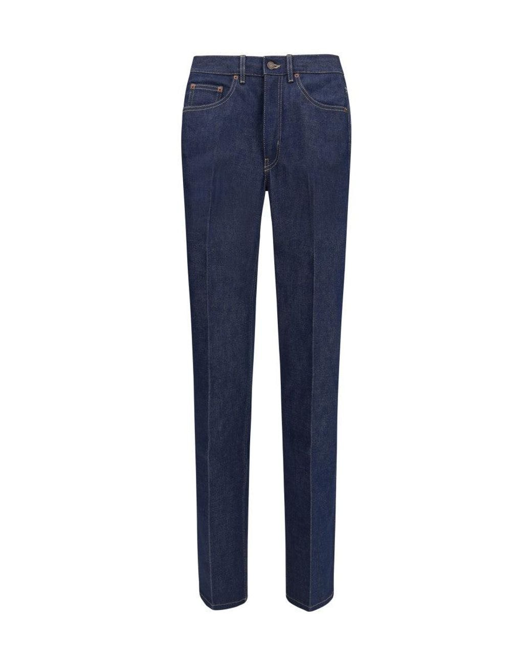 Chloé Blue Slim Mid Rise Jeans
