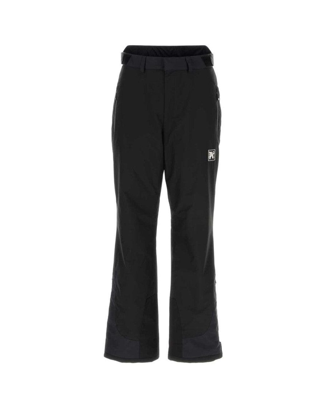 Palm Angels Black Polyester Ski Pant for men