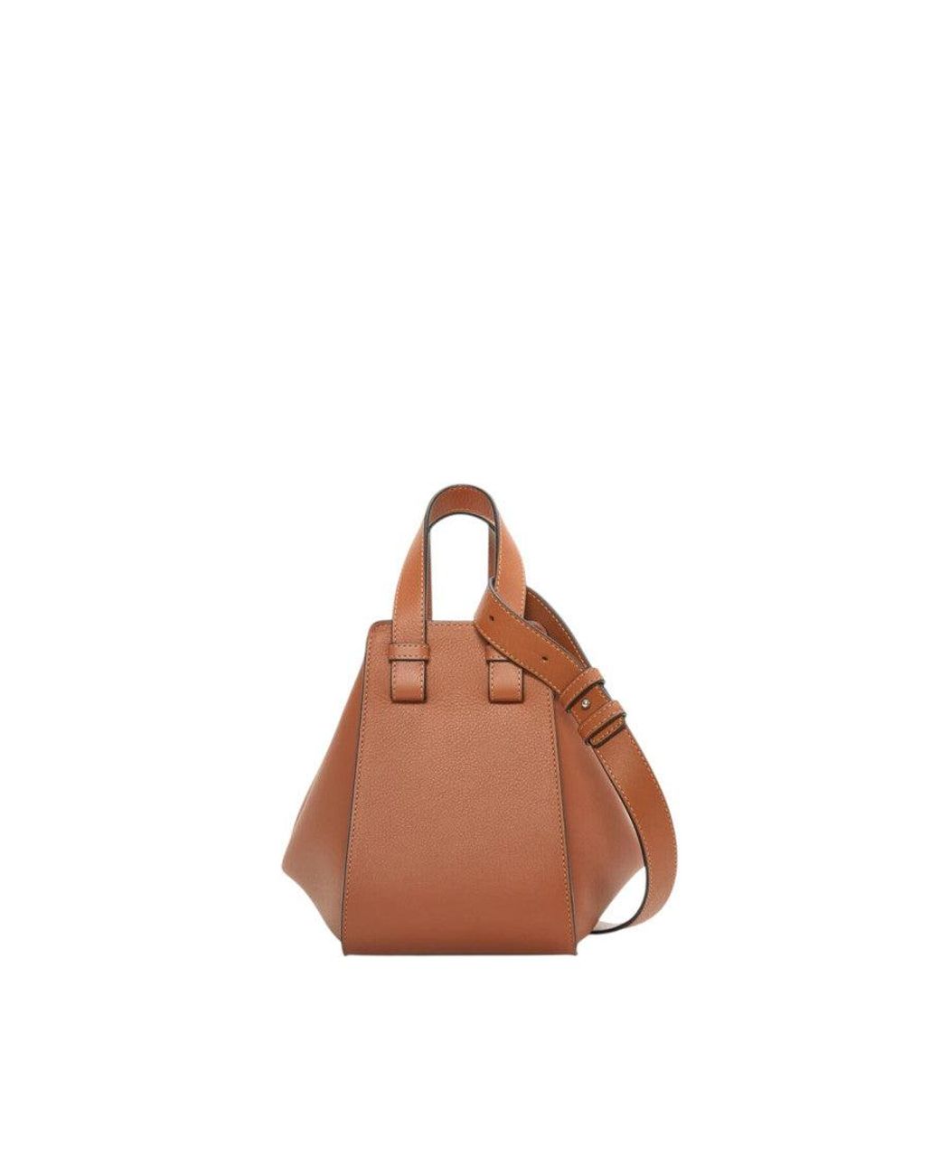 Loewe Brown Compact Hammock Mini Satchel