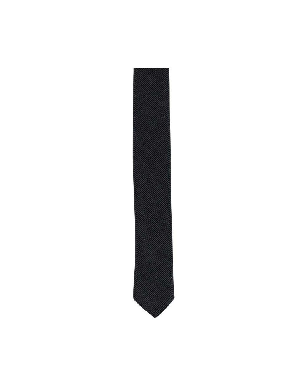 Saint Laurent Blue Textured Tie for men