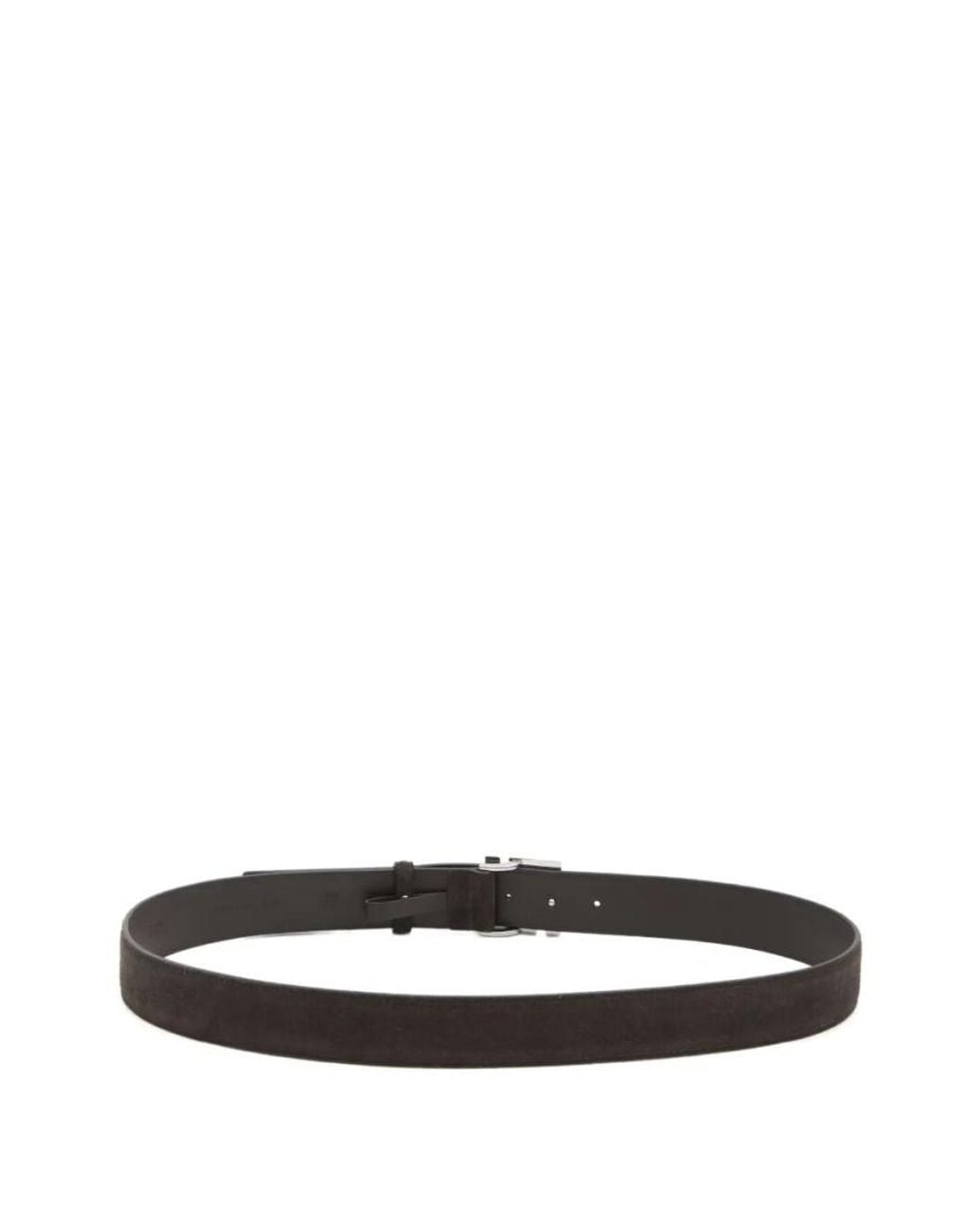 Fendi White Squared Ff Belt Accessories for men