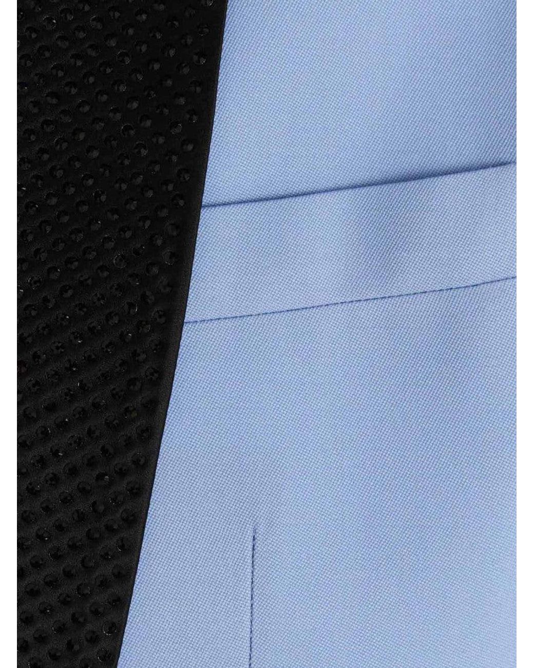 DSquared² Blue Embellished Blazer for men
