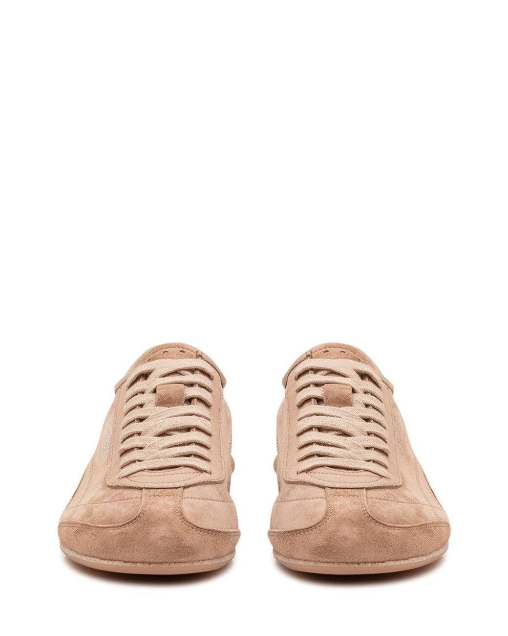 Dolce & Gabbana Brown Lace-Up Sneakers for men