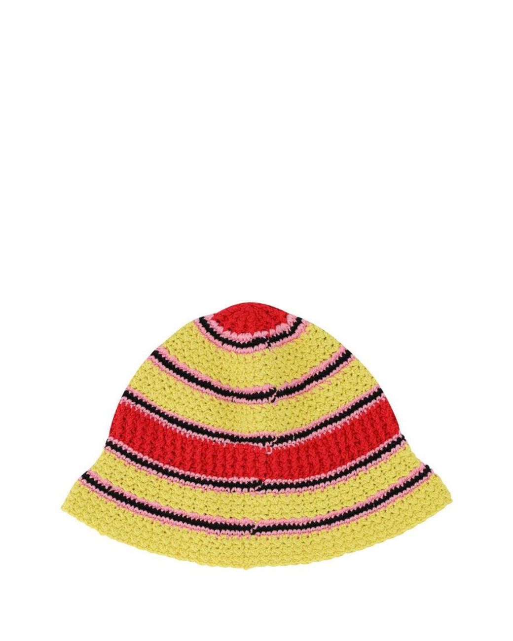 Stella McCartney Embroidered Crochet Hat