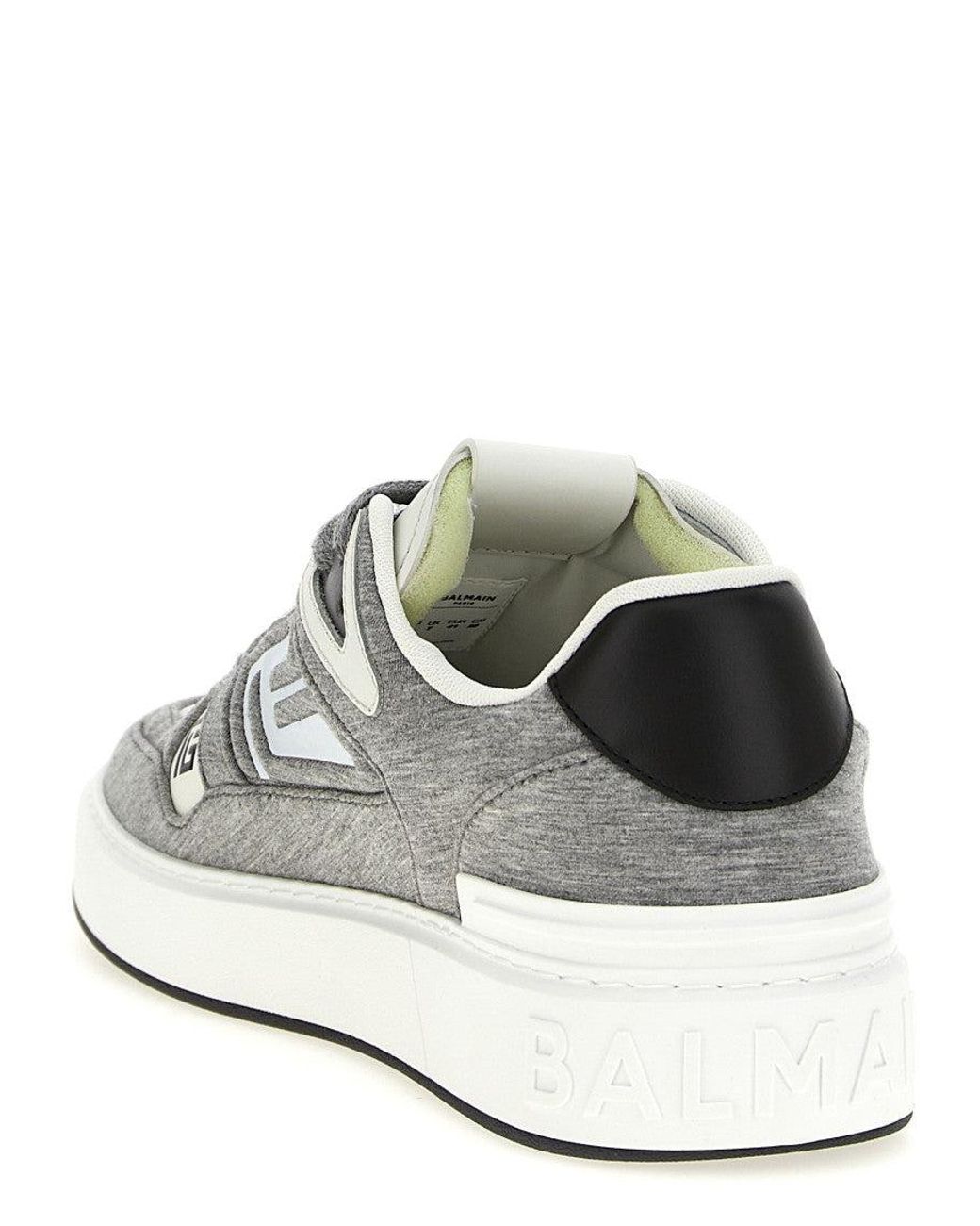 Balmain White B-Court Skate Sneaker for men