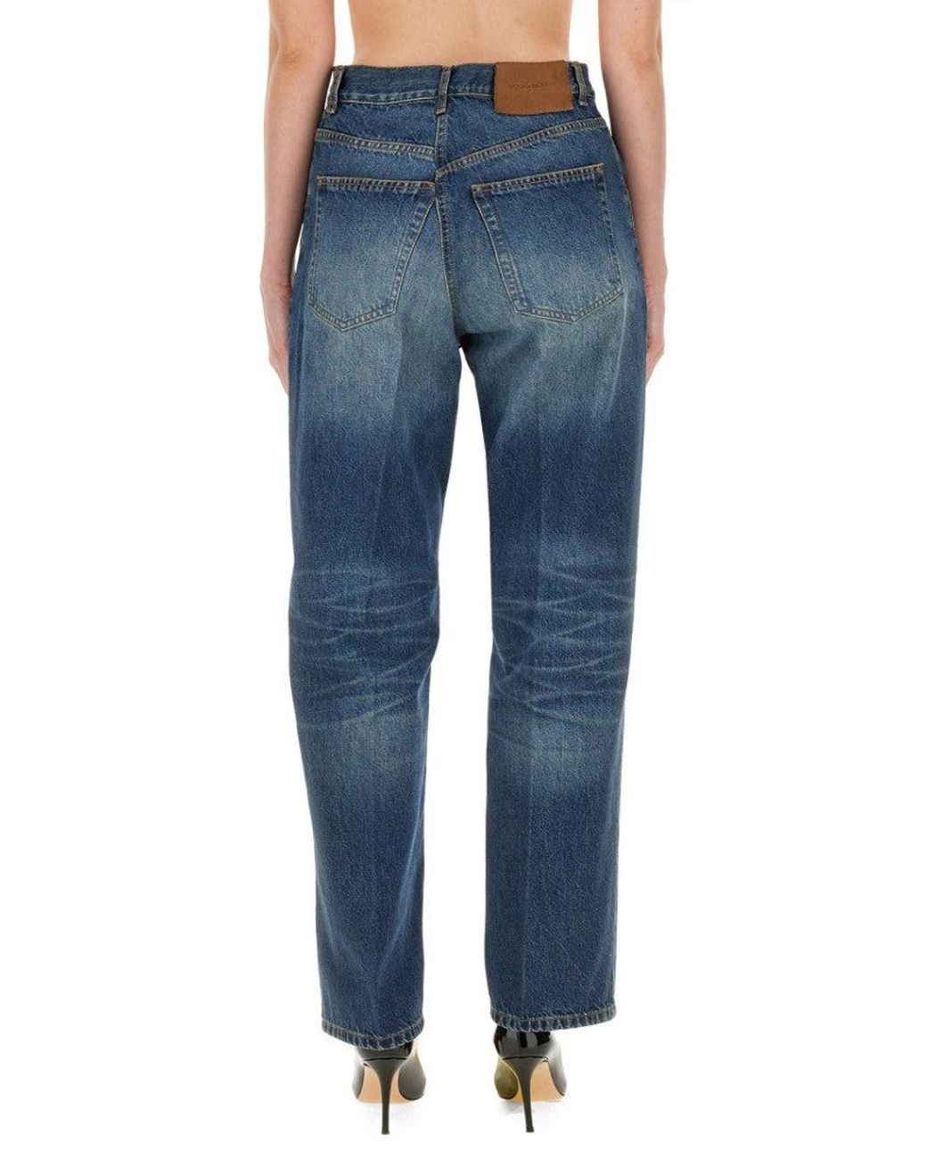 Victoria Beckham Blue Boyfriend Jeans