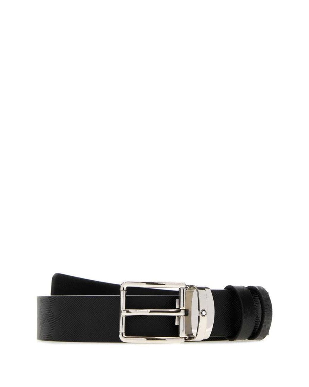 Montblanc White Cut To Size Reversible Belt for men