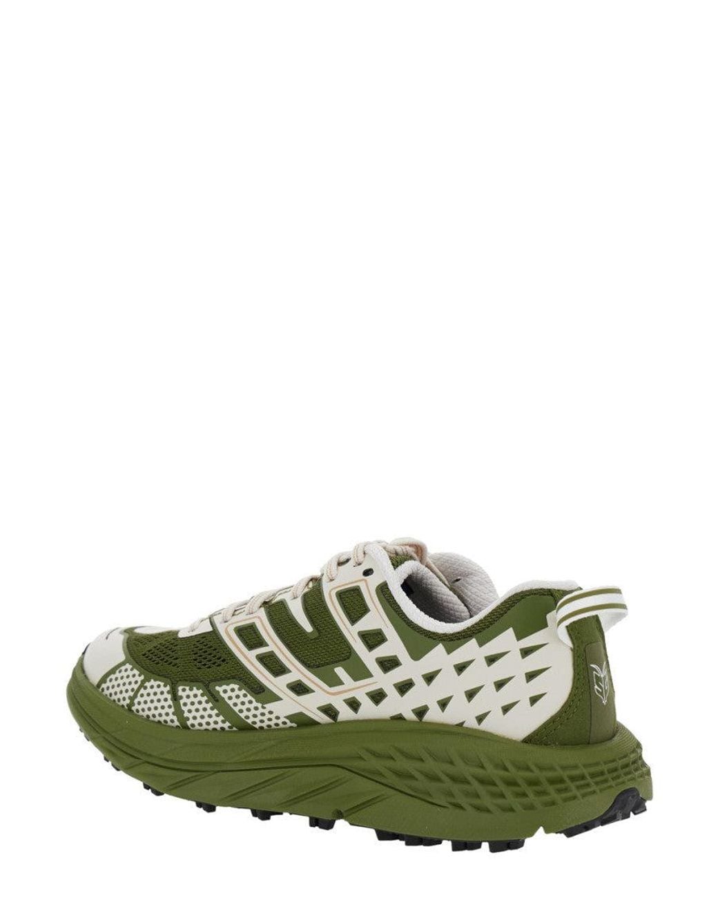 Hoka One One Green Geometric Sneakers for men