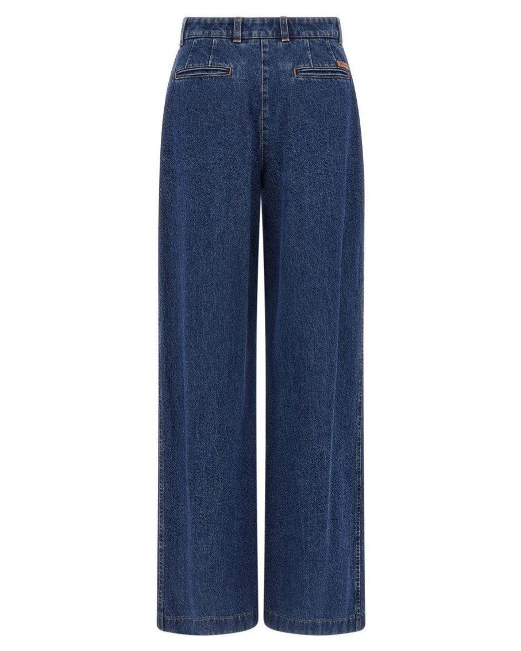 Dolce & Gabbana Blue 'Dolce' Waist Jeans