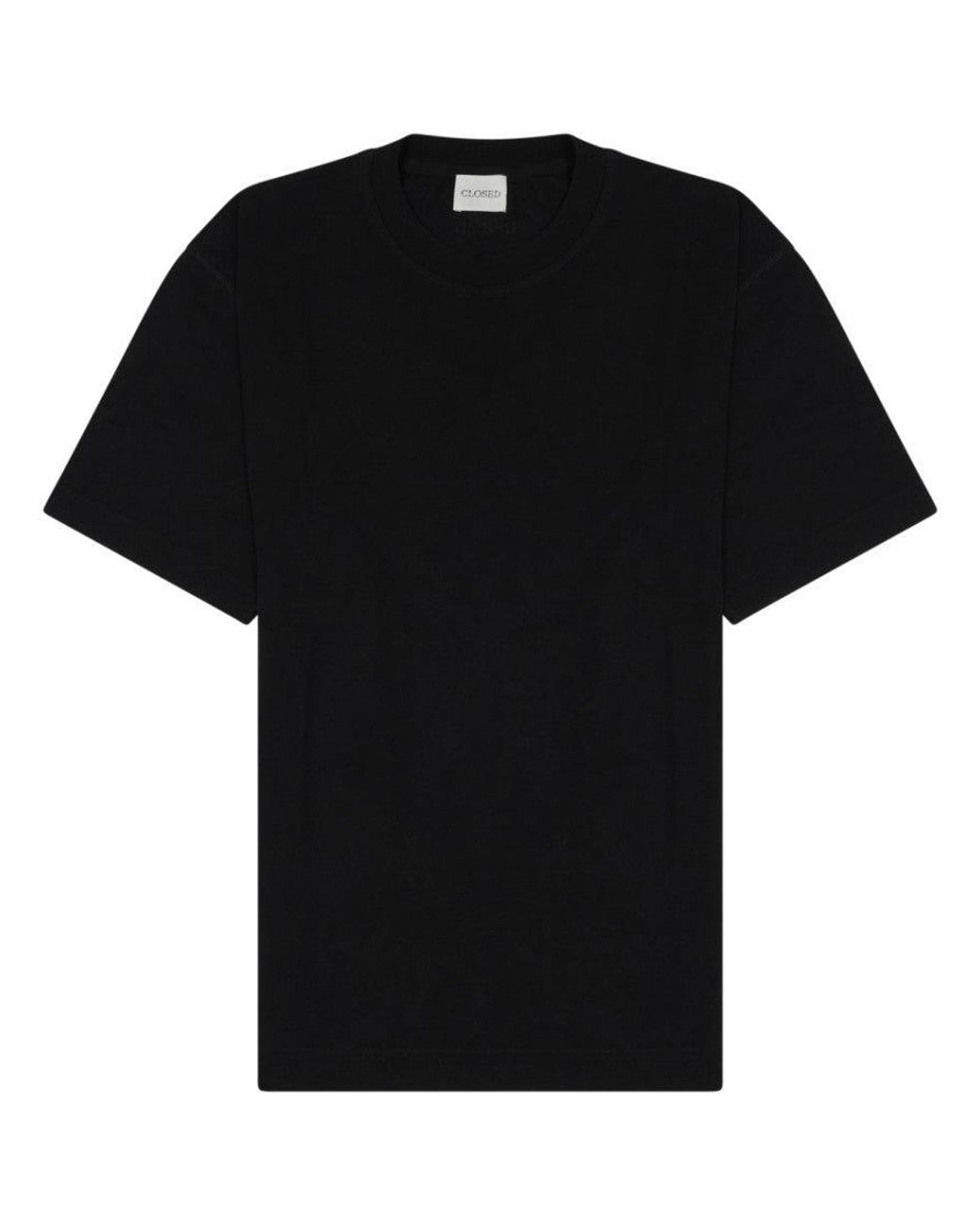 Closed Black Crew Neck T-Shirt for men